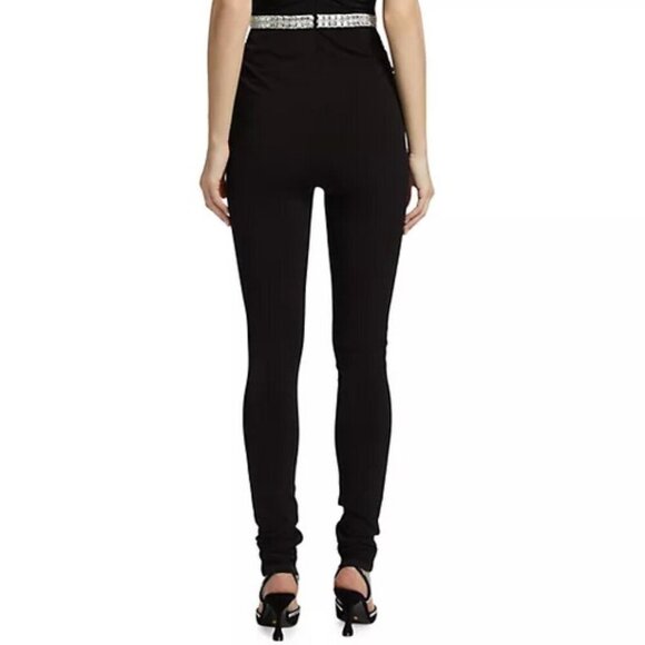 Cinq A Sept Black Sariah Skinny Embellished Jumpsuit - Picture 4 of 6